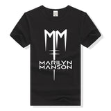 Marilyn Manson T Shirt Marilyn Manson Printed Loose T Shirt Men
