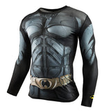 Marvel T Shirt Summer Long-Sleeve Quick Drying Clothes Tights