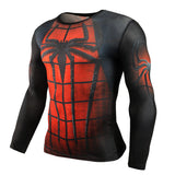Marvel T Shirt Summer Long-Sleeve Quick Drying Clothes Tights