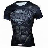 Marvel T Shirt Marvel Short-Sleeved T-shirt Men's Fitness