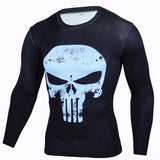Marvel T Shirt Summer Long-Sleeve Quick Drying Clothes Tights