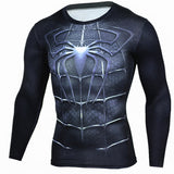 Marvel T Shirt Summer Long-Sleeve Quick Drying Clothes Tights