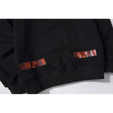 off Men's Slanted Stripe Cotton round Neck Sweater sweatshirt