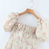 Milkmaid Dresses Dress House of CB Tallulah Garden Party Dress Holiday Ditsy Floral Midi Sundress