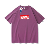 Marvel T Shirt Short Sleeve Iron Man Spider-Man T-shirt Men
