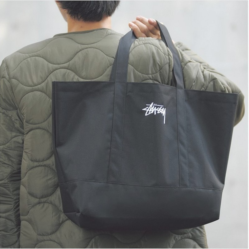 Stussy Handbag Embroidered Waterproof Oxford Tote Bag