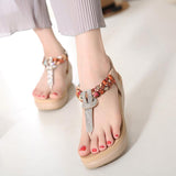 Fancy Sandals Summer Beach Seaside Bohemian Woven Sandals