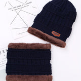 Men Winter Hats Autumn and Winter plus Pouch Cap Men's Knitted Hat