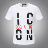 Dsq2 T Shirt Iconzi Letter Print Casual Sports Short Sleeve Summer Men