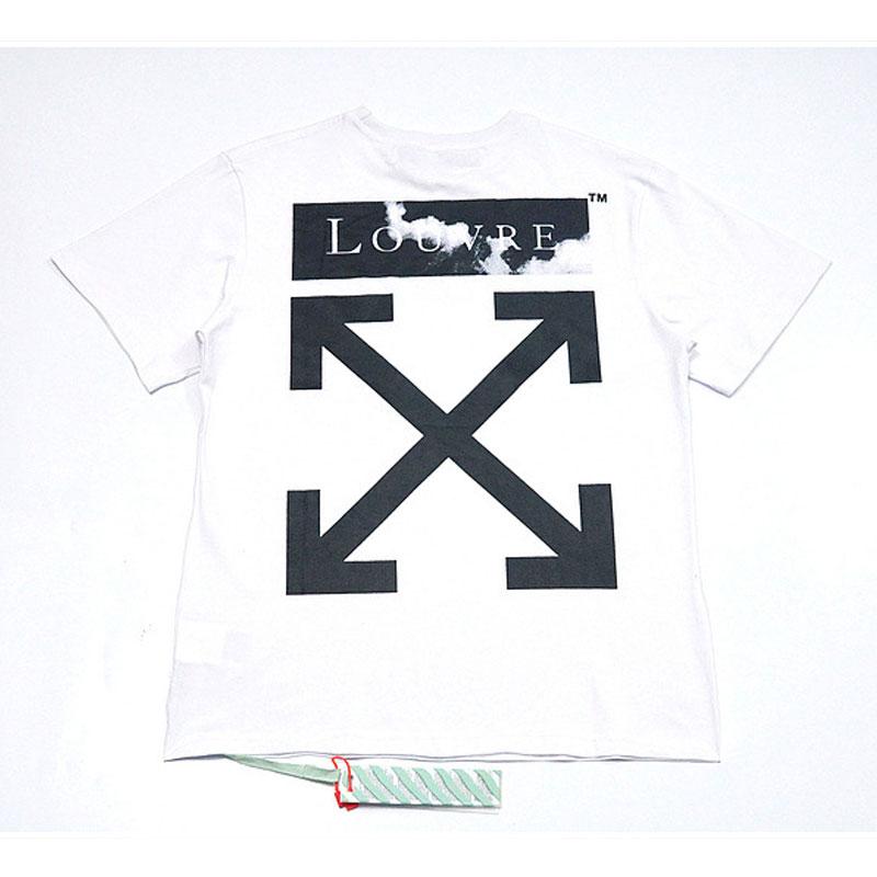 Cloud Arrow Short Sleeve Printed Summer Men's and Women's Round Neck Tshirt Owt t shirt