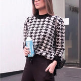 Preppy Aesthetic Sweater Women's Autumn Fashion round Sweater