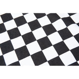 We11 Done T Shirts Black and White Plaid T-shirt for Men and Women