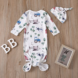 Knotted Baby Gown Children's Pajamas Men's and Women's Baby Anti-Kick Quilt Sleeping Bag