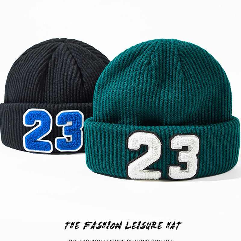 Toboggan Hat Men's Winter Warm Autumn and Winter Closed Toe Beanie Hat Pullover