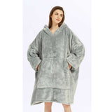 Hoodies Blankets Lambswool Double-Layer Large Size Home Casual Wear Lazy