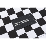 We11 Done T Shirts Plaid Logo Letter Offset Printing Loose Men and Women