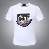 Dsq2 T Shirt Casual Sports Printed Short Sleeve Summer Men