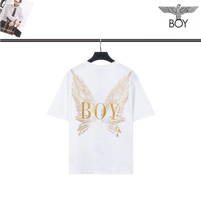 Boylondon T Shirt Plus Size Sports Retro Fashion Slim Casual Fashionable