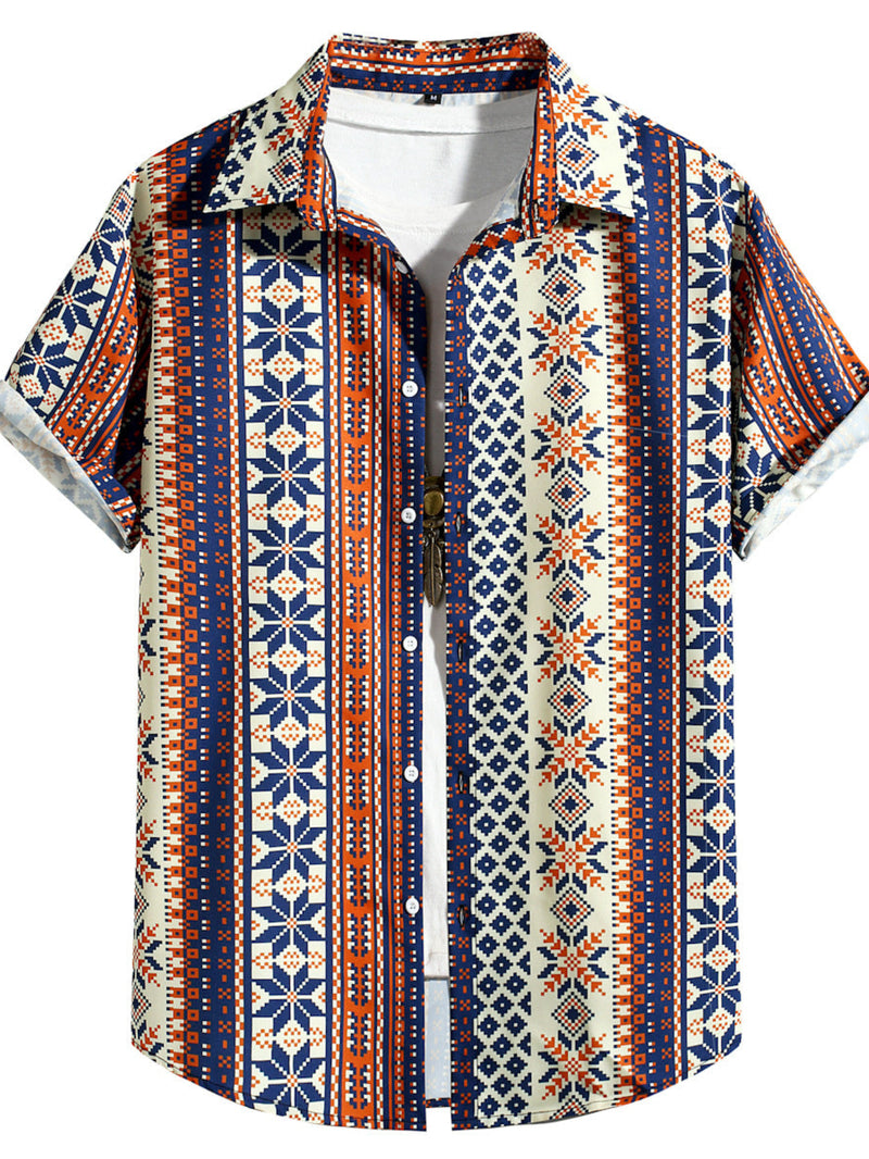 Men Hawaii Shirts Men's Shirt Short Sleeve Men's Casual Shirt