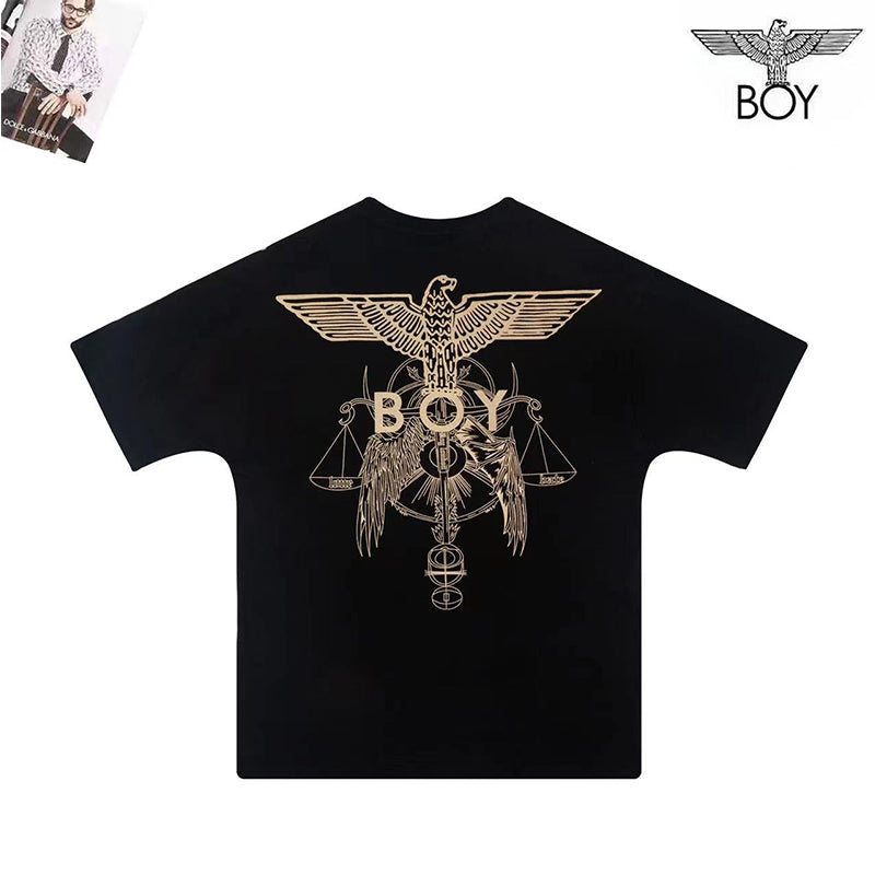 Boylondon T Shirt plus Size Fashion Slim Eagle Print