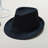 Mens Kentucky Derby Hats Solid-Colored Sun Hat Men's Sunhat