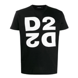 Dsq2 T Shirt Inverted D2 Printed T-shirt round Neck Men