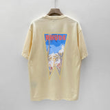 Rhude T Shirt Limited Rhude Casual Hip Hop Summer Loose round Neck