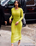Olivia Wilde See through Dress Mesh Stretch Tight Sexy Dress