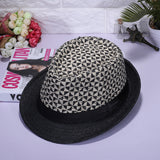 Mens Kentucky Derby Hats Flat Top Denim Hat Men Plaid Retro