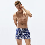 Men Swim Trunks Men's Beach Pants Seaside Beach Casual Pants