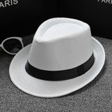 Mens Kentucky Derby Hats Solid-Colored Sun Hat Men's Sunhat