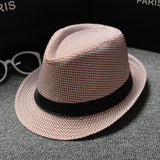 Mens Kentucky Derby Hats Solid-Colored Sun Hat Men's Sunhat