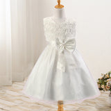Toddler Girls Sequin Gown Dress Girls' Skirts Princess Dress with Corsage Color Net Dress Performance
