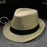 Mens Kentucky Derby Hats Solid-Colored Sun Hat Men's Sunhat
