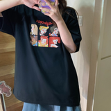 Preppy Aestitic T Shirt Short-Sleeved T-shirt Women's Loose Top