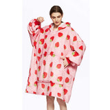 Hoodies Blankets Lambswool Double-Layer Large Size Home Casual Wear Lazy