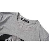 GVC T Shirt Bulldog Pattern Pure Cotton Loose Short Sleeve Male