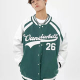 Baggy Jacket Winter Retro Alphabet Jacket Baseball Uniform