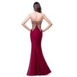 Formal Dresses & Gowns Homecoming Dresses Sexy Back Hollow out See-through Sheath Dress for Women