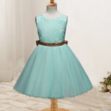 Toddler Girls Sequin Gown Dress Bow Children Shirt Girls Wedding Dress Lace Princess Dress