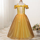 Halloween Frozen Dress Toddler Halloween Cosplay Princess Dress Children Princess Bell Dress