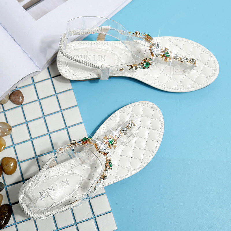 Flat Dress Sandals Summer Fashion Open Toe Sandals Casual Wedge