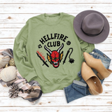 Hellfire Club Shirt Women's Sports Long Sleeve Pullover Hoodie