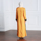 Muslim Women Stylish Kashibo Abaya Muslim Ladies Long Gown Islamic Clothing Jilbab Jalabiya Fashion Lace Robe