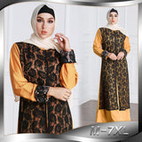 Muslim Women Stylish Kashibo Abaya Muslim Ladies Long Gown Islamic Clothing Jilbab Jalabiya Fashion Lace Robe