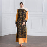 Muslim Women Stylish Kashibo Abaya Muslim Ladies Long Gown Islamic Clothing Jilbab Jalabiya Fashion Lace Robe