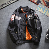 Varsity Bomber Jacket Autumn Motorcycle Clothing Coat Men and Women Couple Embroidered Baseball Uniform Pilot Jacket