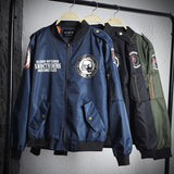 Varsity Bomber Jacket Autumn Motorcycle Clothing Coat Men and Women Couple Embroidered Baseball Uniform Pilot Jacket