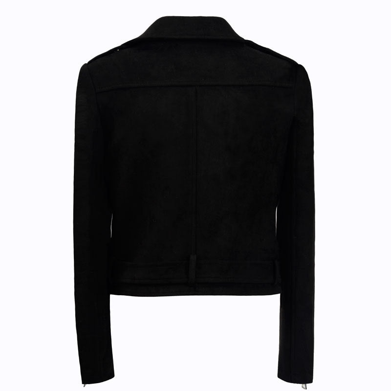 Leather Biker Coat Gothic Leather Jacket Women Pu Jackets Slim Fit Short Jacket Fashion