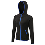 BBL Jacket Women's Autumn and Winter Exercise Coat Training Running Color Matching Zipper Hoodie